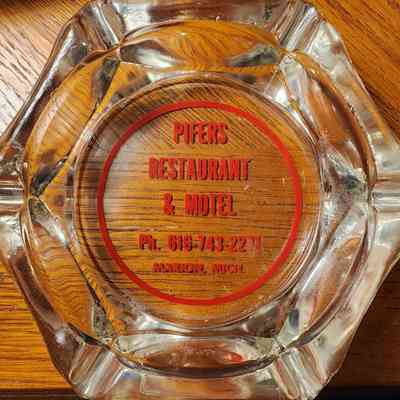 Pifers Restaurant & Motel, Marion, Mich., Ashtray