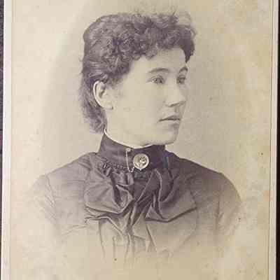 Portrait of a Woman Cabinet Card by Cheney & Christmas