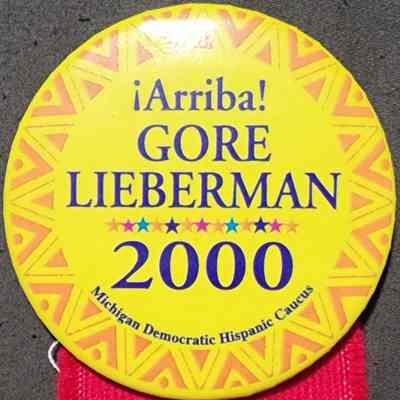 Gore-Lieberman Hispanic Caucus Button