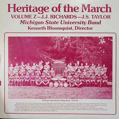 Heritage of the March, Volume Z - J.J. Richards - J.S. Taylor, Record