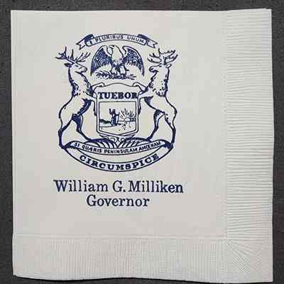 William G. Milliken Napkin