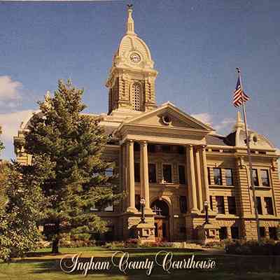 Ingham County Courthouse Postcard