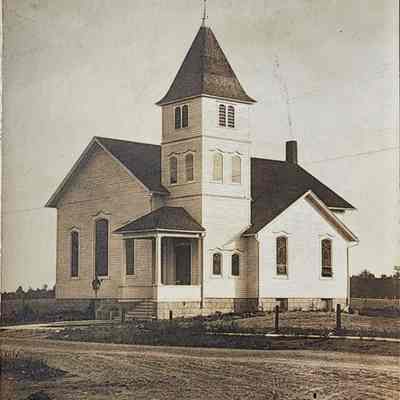 M.E. Church, Holt, Mich. RPPC