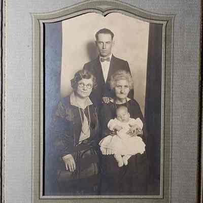 Portrait of Four Generations Photo by Van's