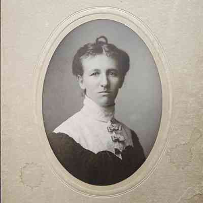 Lena Burke Card Photo by Imes