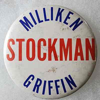Milliken Griffin Stockman Coattail Button