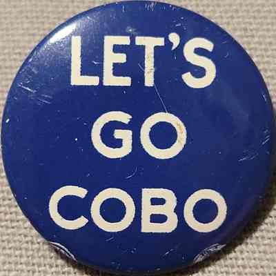 Let's Go Cobo Button