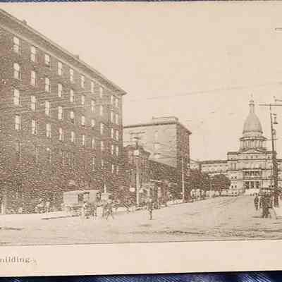 Lansing, Mich., Panoramic Postcard