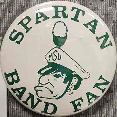 Spartan Band Fan Button