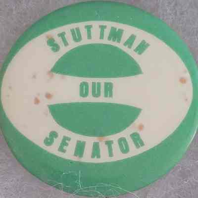Stuttman Our Senator Button