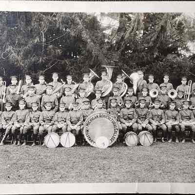 Michigan Agricultural College Military Band Photo