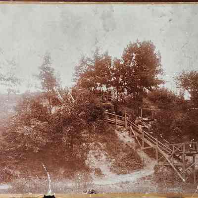 Grand Ledge Bridge Card Photo by F.C. Arms