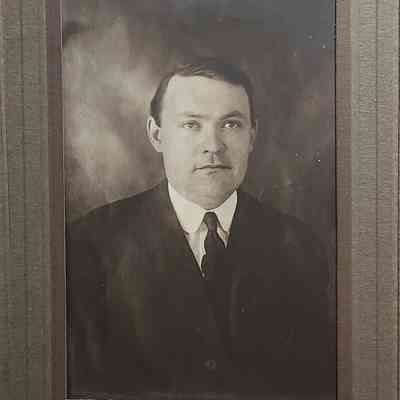 Portrait of a Man Photo by W.A. Slocum