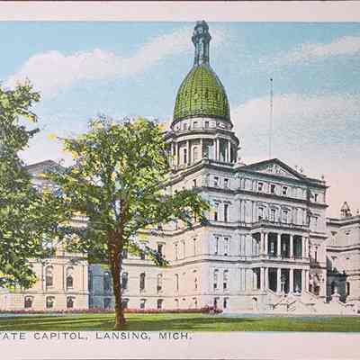 Michigan State Capitol, Lansing, Mich. Postcard