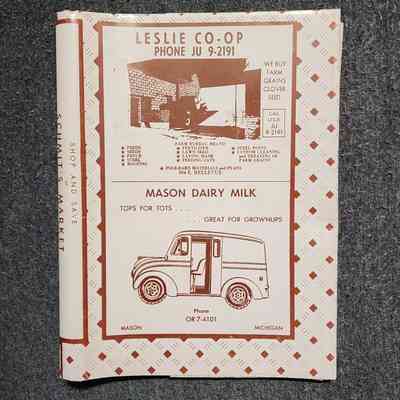 Leslie, Michigan, Advertising Book Cover