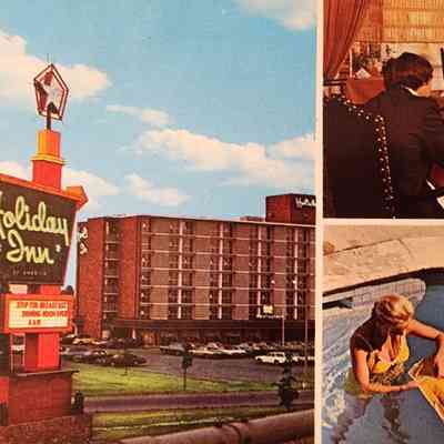 Holiday Inn South, Lansing, Michigan, Postcard