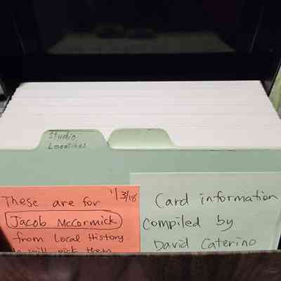 Caterino Photographer Research Cards