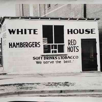 White House Hambergers Stand Photo by Leavenworth