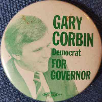 Gary Corbin for Governor Button
