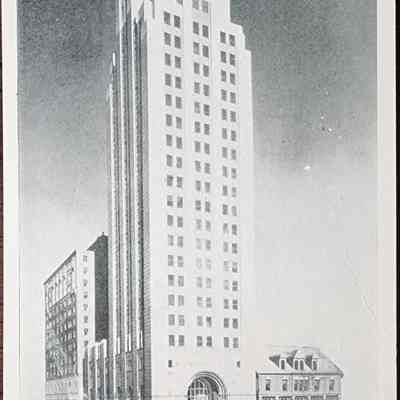 The Olds Tower, Home of the Michigan National Bank, Lansing, Michigan Postcard