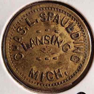 Chas. L. Spaulding 5-Cent Token