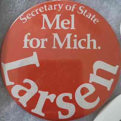 Mel for Mich. Button
