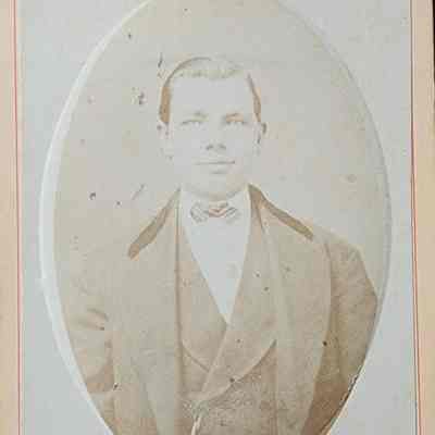 Robert Ellwanger Portrait CDV by McKenzie