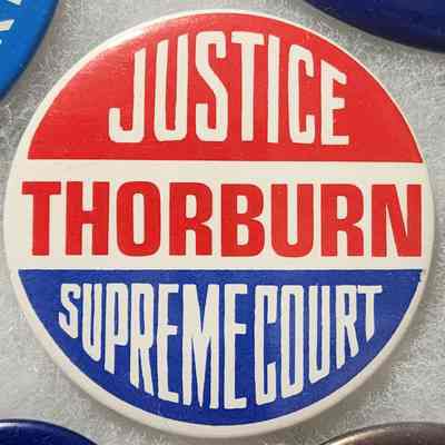 Justice Thorburn Supreme Court Button