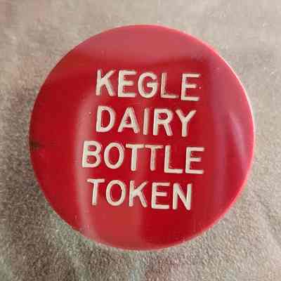 Kegle Dairy Bottle 5-Cent Token