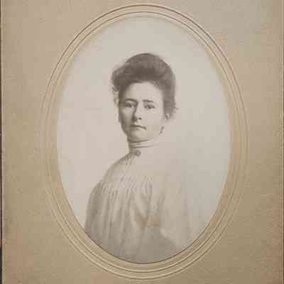 Miss Harvey Card Photo by Imes