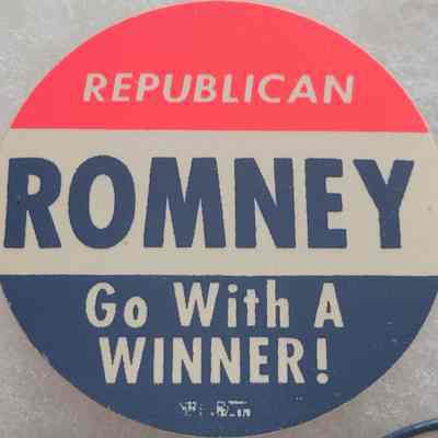 Romney Go With a Winner! Sticker