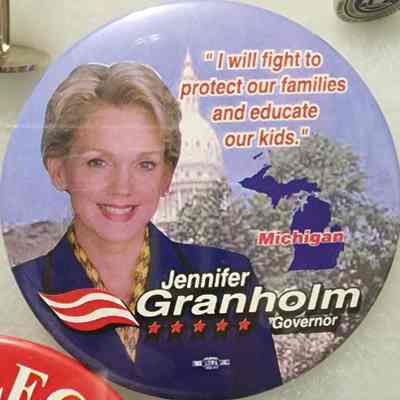 Jennifer Granholm Governor Picture Button