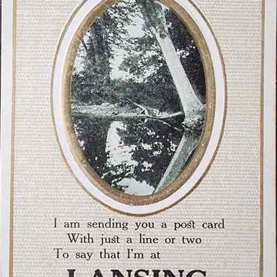 Lansing Souvenir Postcard