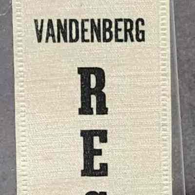 Vandenberg Reception Ribbon