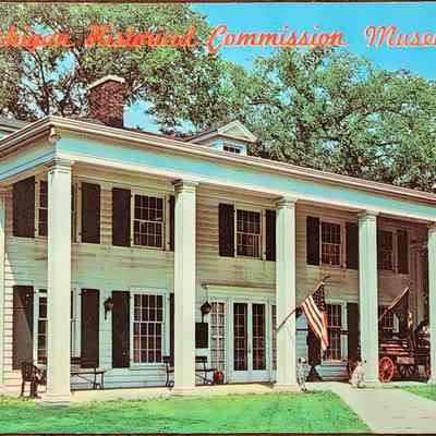 Michigan Historical Commission Museum Postcard