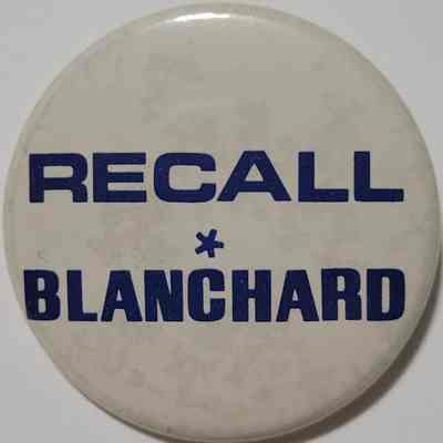 Recall Blanchard Button