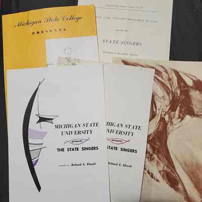 State Singers 1960s Programs