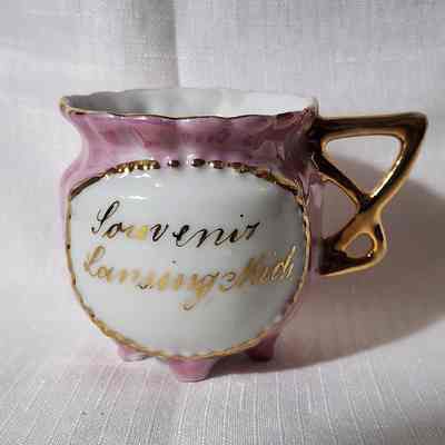 Lansing, Mich., Porcelain Souvenir Cup