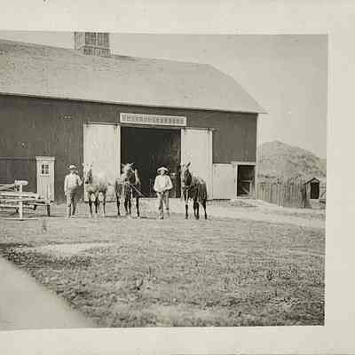 Barn RPPC by Bovee