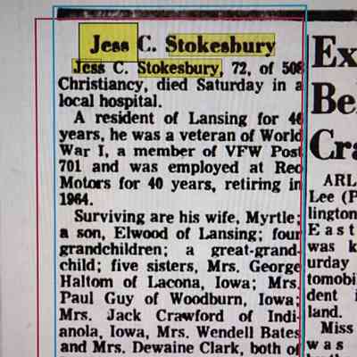 1968 obituary.