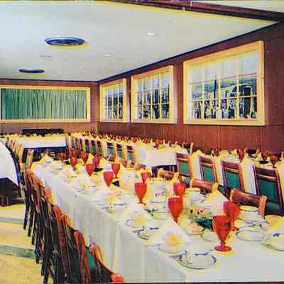 Famous Skyline Room of the Famous Grill, Lansing, Mich. Postcard