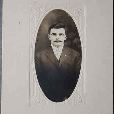 Portrait of a Man Card Photo by Newman