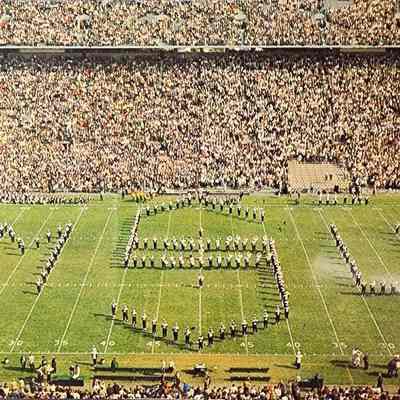 Michigan State University Marching Band Postcard
