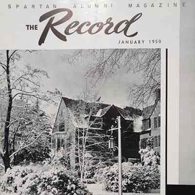 The Record Vol. 55 No. 1 (January 1950)