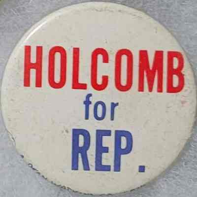 Holcomb for Rep. Button
