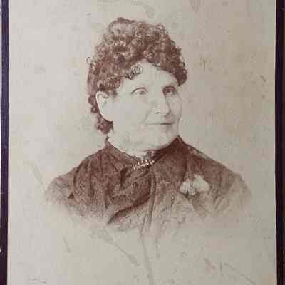 Portrait of a Woman Cabinet Card by Cassey & Whitney