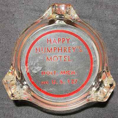 Happy Humphrey's Motel Ashtray