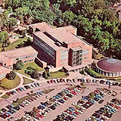 Erickson Hall, College of Education, Michigan State University, Postcard