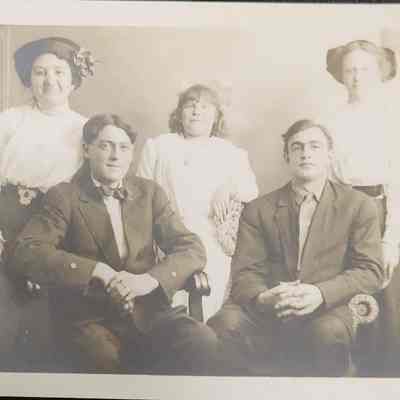Portrait of a Family RPPC by Reed Studio