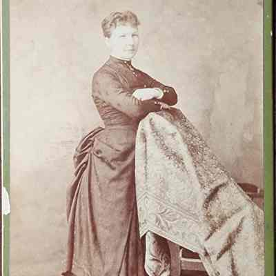Portrait of a Woman Cabinet Card by Cassey & Whitney